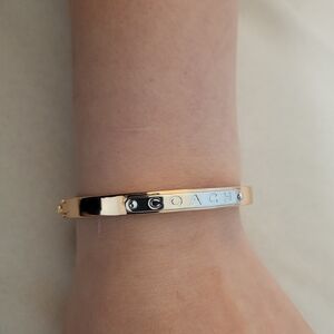 Coach Gold Bangle Bracelet